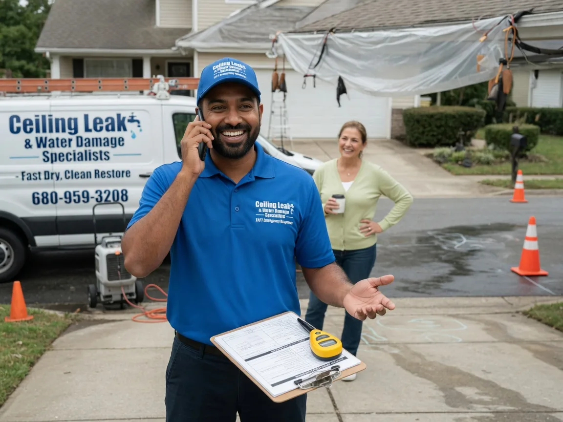 Ceiling Leak Cleanup Milton, GA FAQs